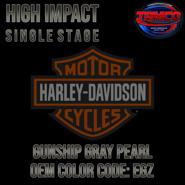 Harley Davidson Gunship Gray Pearl | EGZ | 2018 | OEM High Impact Single Stage