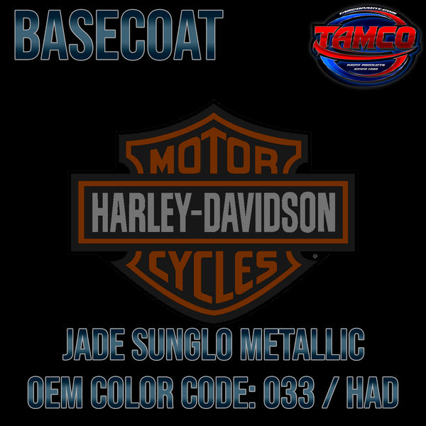 Harley Davidson Jade Sunglo Metallic | 033 / HAD | 2001-2003 | OEM Basecoat