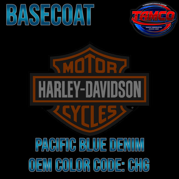 Harley Davidson Pacific Blue Denim | CHG | 2007 | OEM Basecoat