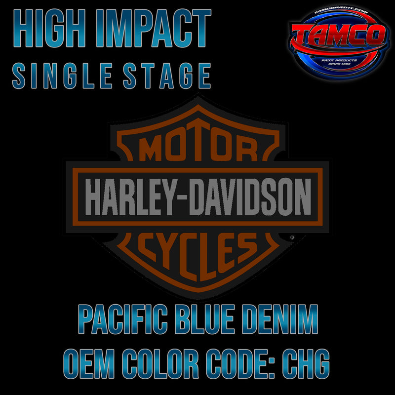 Harley Davidson Pacific Blue Denim | CHG | 2007 | OEM High Impact Single Stage