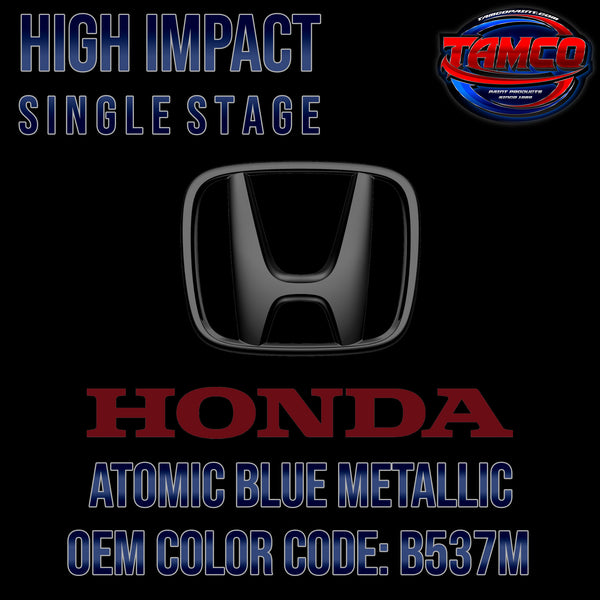 Honda Atomic Blue Metallic | B537M | 2006-2011 | OEM High Impact Single Stage
