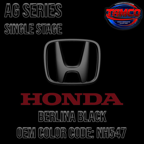 Honda Berlina Black | NH547 | 1991-2009;2017-2023 | OEM AG Series Single Stage