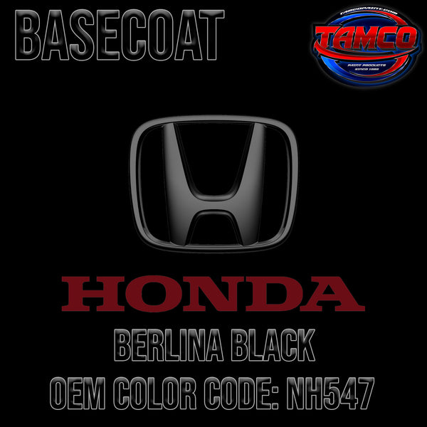 Honda Berlina Black | NH547 | 1991-2009;2017-2023 | OEM Basecoat
