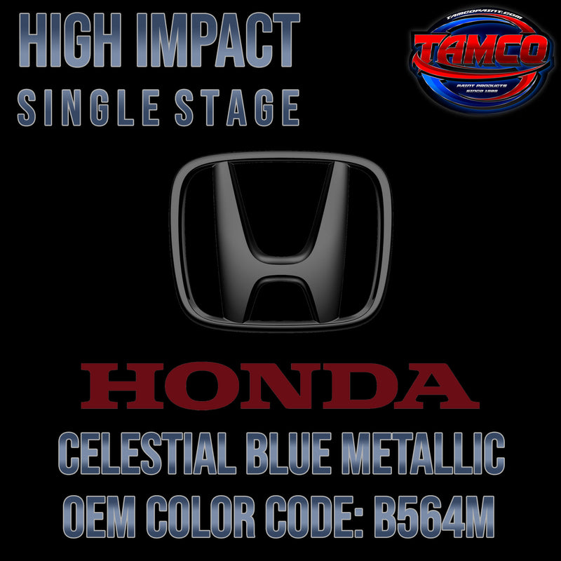 Honda Celestial Blue Metallic | B564M | 2011-2014 | OEM High Impact Single Stage