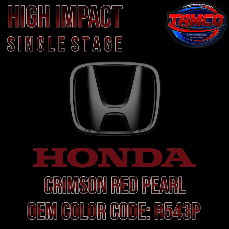 Honda Crimson Red Pearl | R543P | 2011-2021 | OEM High Impact Single Stage