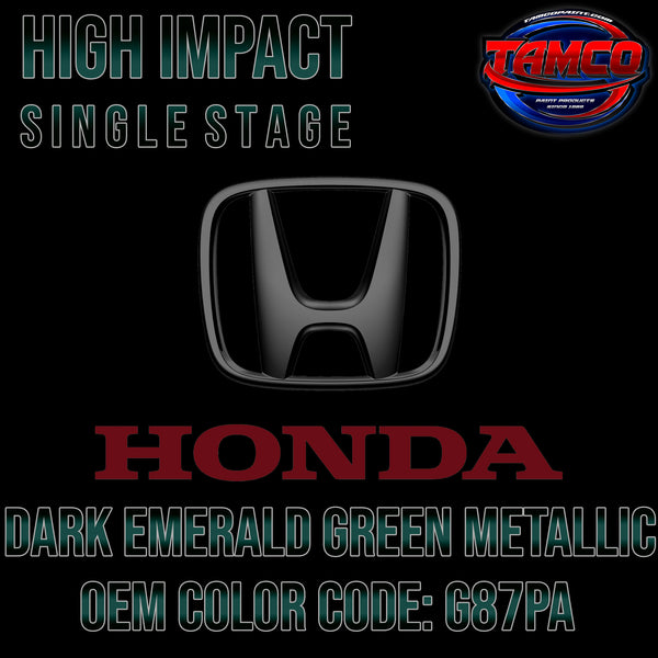 Honda Dark Emerald Green Metallic | 1998-2002 - Tamco Paint