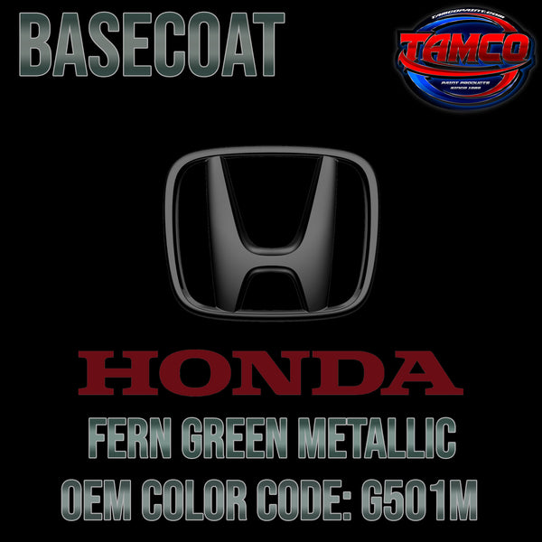Honda Fern Green Metallic | G501M | 1999-2002 | OEM Basecoat