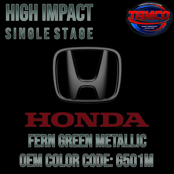 Honda Fern Green Metallic | G501M | 1999-2002 | OEM High Impact Single Stage