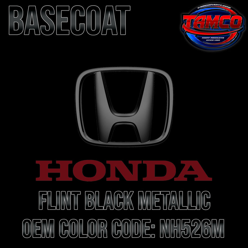 Honda Flint Black Metallic | NH526M | 1988-1992 | OEM Basecoat