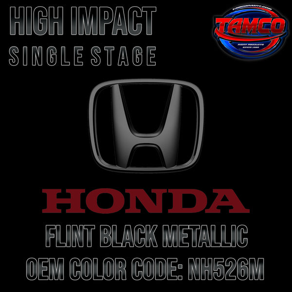 Honda Flint Black Metallic | NH526M | 1988-1992 | OEM High Impact Single Stage