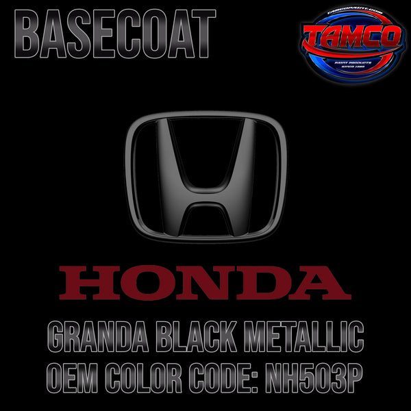 Honda Granada Black Metallic | NH503P | 1986-1997 | OEM Basecoat