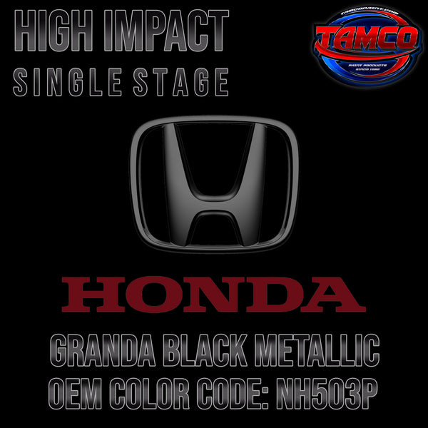 Honda Granada Black Metallic | NH503P | 1986-1997 | OEM High Impact Single Stage