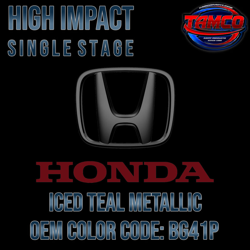 Honda Iced Teal Metallic | BG41P | 1998-2000 | OEM High Impact Single Stage