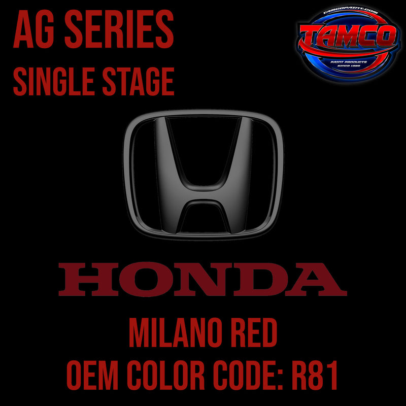 Honda Milano Red | R81 | 1992-2023 | OEM AG Series Single Stage