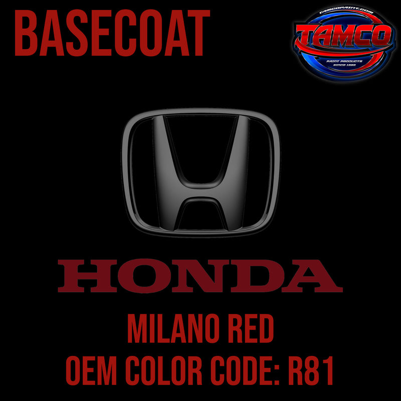 Honda Milano Red | R81 | 1992-2023 | OEM Basecoat