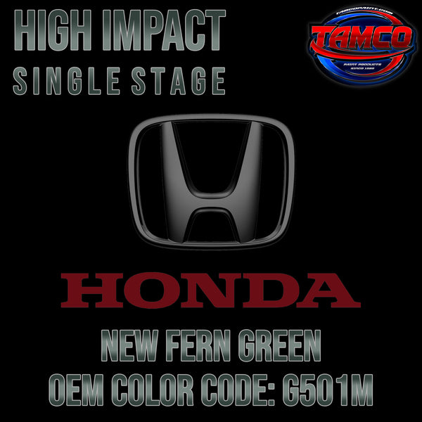 Honda New Fern Green | G501M | 1999-2002 | OEM High Impact Single Stage