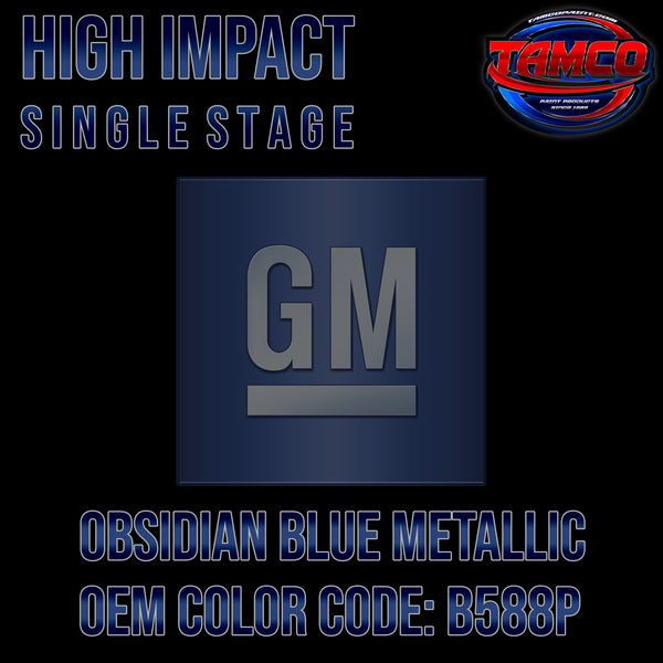 Honda Obsidian Blue Metallic | B588P | 2013-2022 | OEM High Impact Single Stage