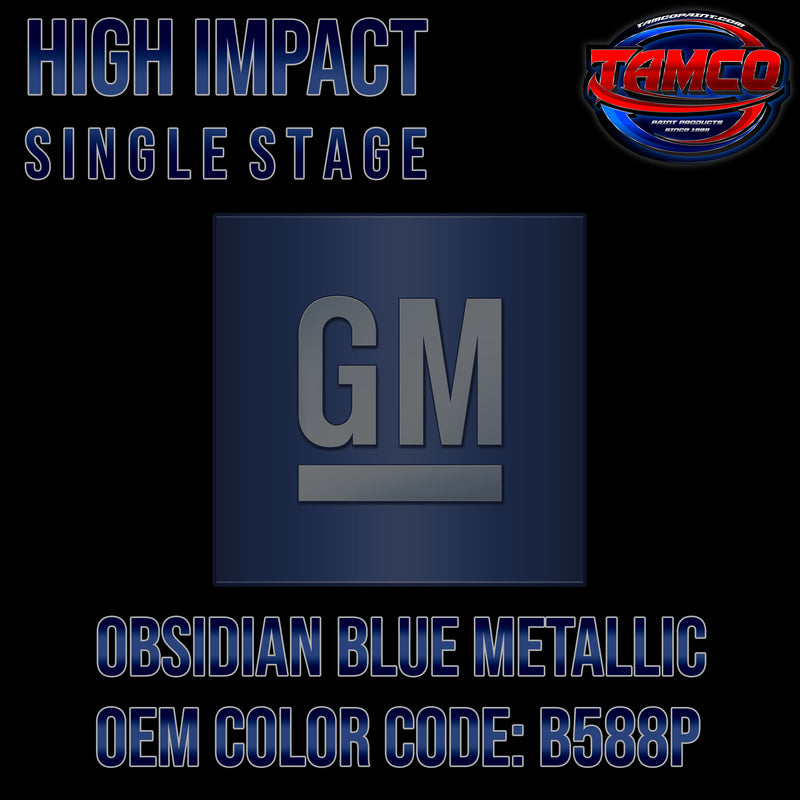 Honda Obsidian Blue Metallic | B588P | 2013-2022 | OEM High Impact Single Stage