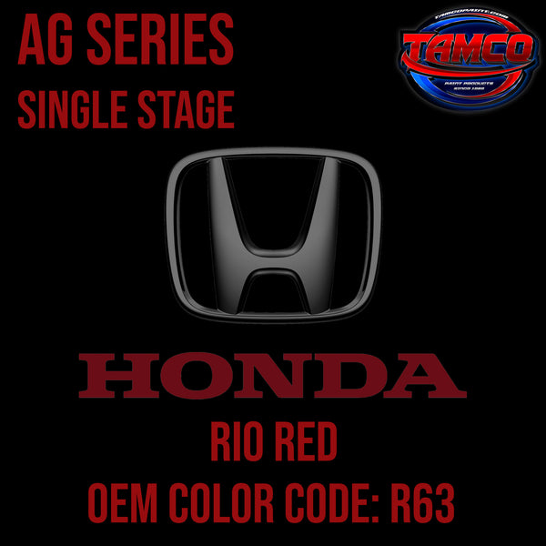 Honda Rio Red | R63 | 1987-1991 | OEM AG Series Single Stage