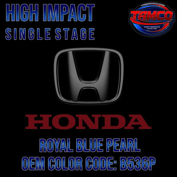 Honda Royal Blue Pearl | B536P | 2006-2012 | OEM High Impact Single Stage