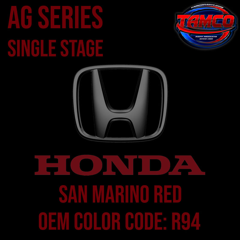 Honda San Marino Red | R94 | 1997-1998 | OEM AG Series Single Stage