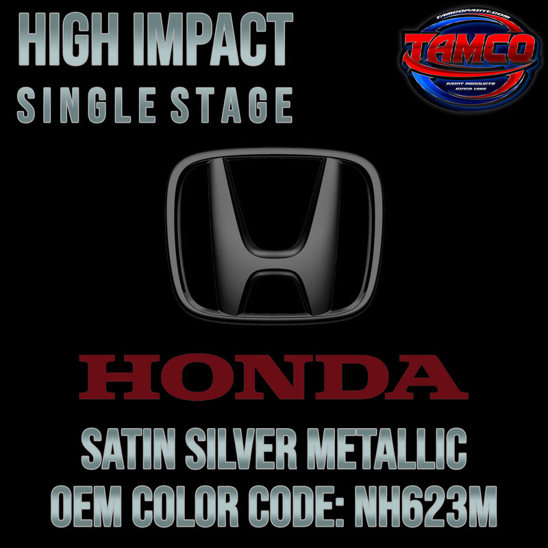 Honda Satin Silver Metallic | NH623M | 1999-2006 | OEM High Impact Single Stage