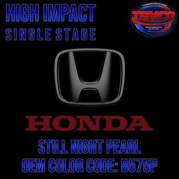 Honda Still Night Pearl | B575P | 2013-2022 | OEM High Impact Single Stage