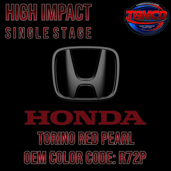 Honda Torino Red Pearl | R72P | 1990-1995 | OEM High Impact Series Single Stage