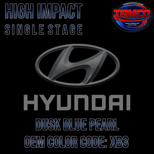 Hyundai Dusk Blue Pearl | XB3 | 2019-2021 | OEM High Impact Single Stage