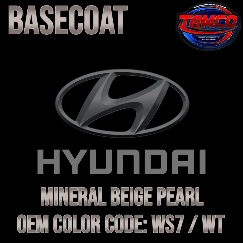 Hyundai Mineral Beige Pearl | WS7 / WT | 2017-2018 | OEM Basecoat