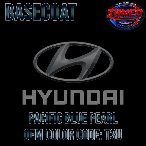 Hyundai Pacific Blue Pearl | T3U | 2011-2014 | OEM Basecoat