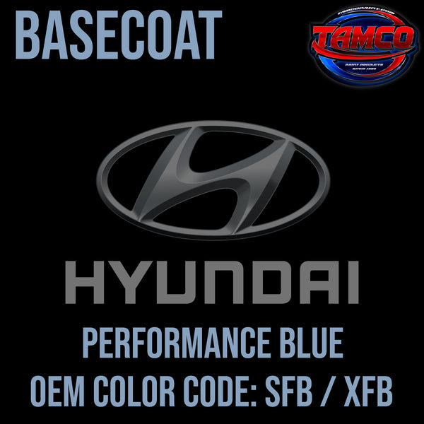 Hyundai Performance Blue | SFB / XFB | 2019-2022 | OEM Basecoat