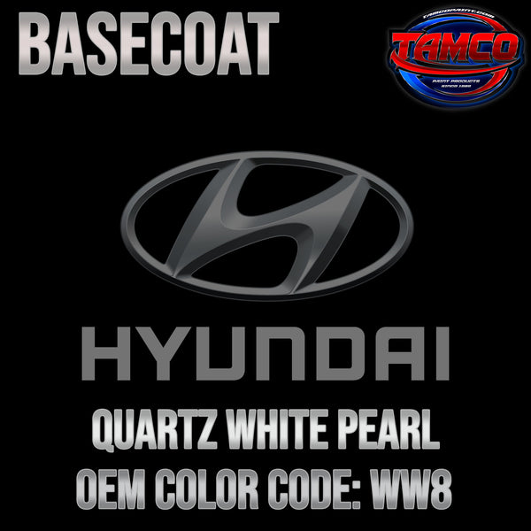 Hyundai Quartz White Pearl | WW8 | 2015-2022 | OEM Tri-Stage Basecoat