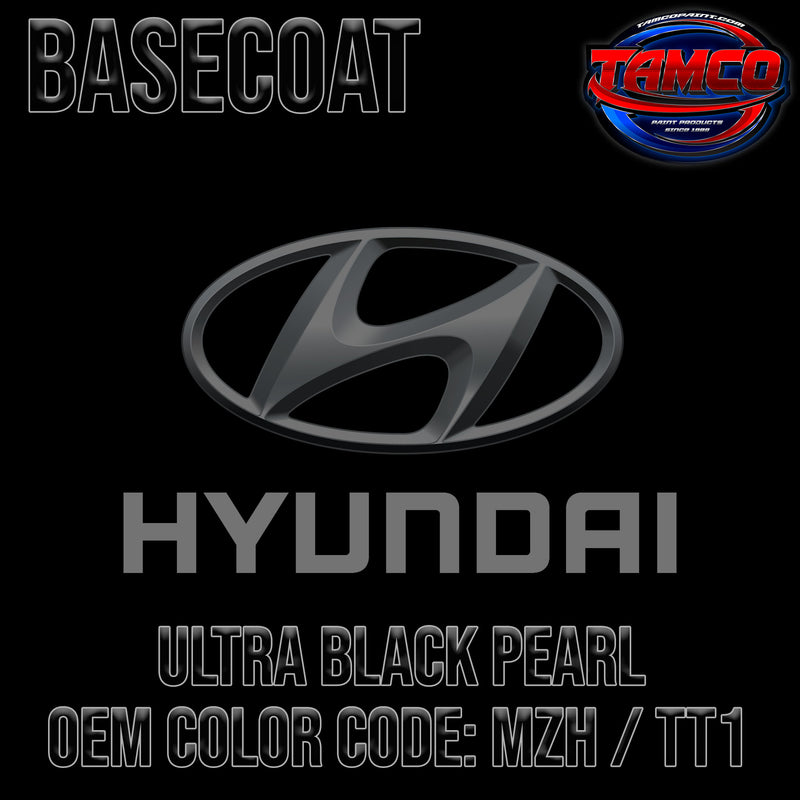 Hyundai Ultra Black Pearl | MZH / TT1 | 2012-2022 | 2012-2023 | OEM Basecoat
