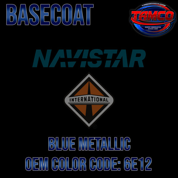 Navistar Blue Metallic | 6E12 | 1990-1997 | OEM Basecoat