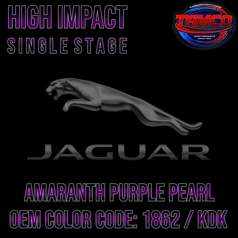 Jaguar Amaranth Purple Pearl | KDK / 1862 | 1997-1999 | OEM High Impact Single Stage