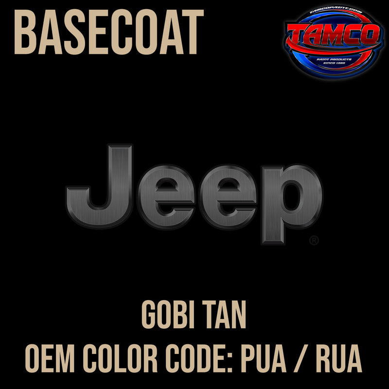 Jeep Gobi Tan | PUA / RUA | 2017-2022 | OEM Basecoat
