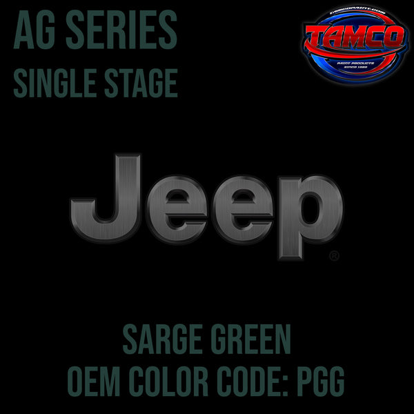 Jeep Sarge Green | PGG | 2016-2022 | OEM AG Series Single Stage