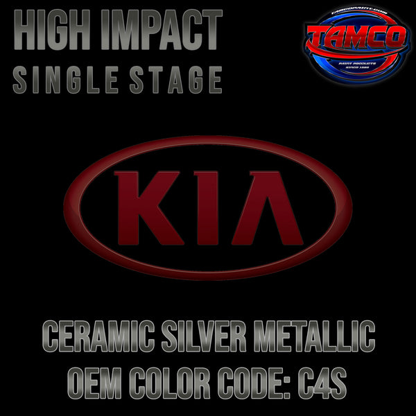 Kia Ceramic Silver Metallic | C4S | 2018-2022 | OEM High Impact Single Stage