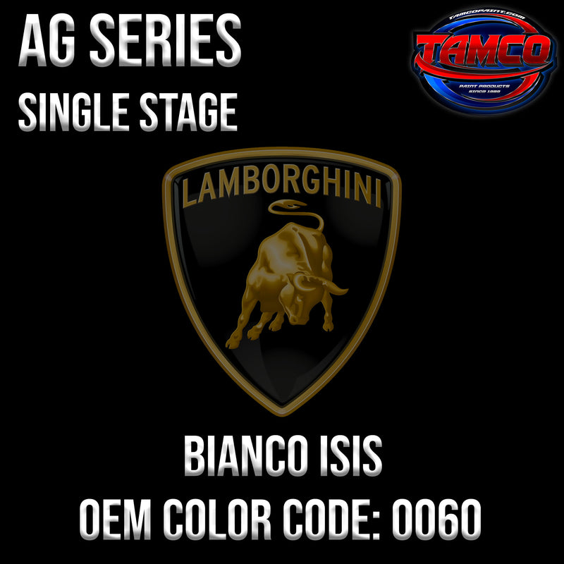 Lamborghini Bianco Isis | 0060 | 2001-2021 | OEM AG Series Single Stage