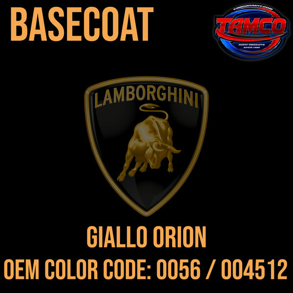Lamborghini Giallo Orion | 0056 / 004512 | 2001-2017 | OEM Tri-Stage Basecoat