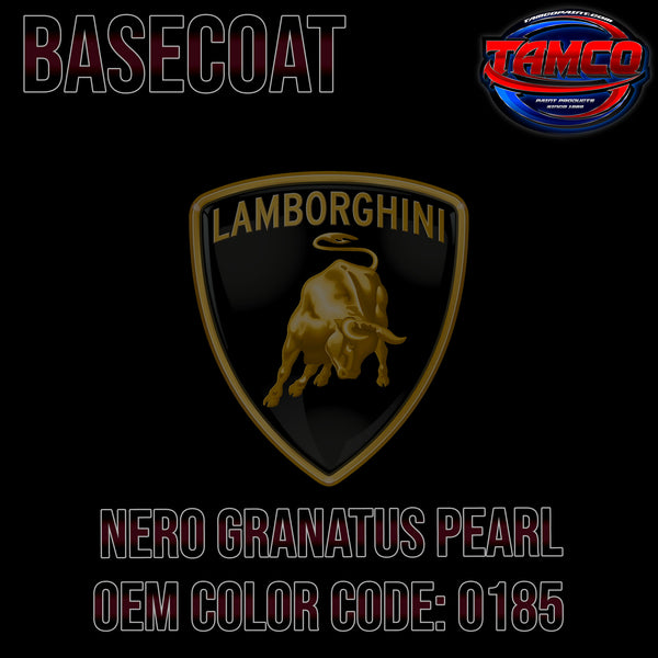 Lamborghini Nero Granatus Pearl | 0185 | 2016-2021 | OEM Basecoat