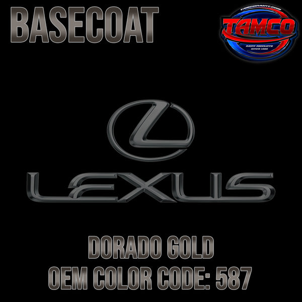 Lexus Dorado Gold | 587 | 2016-2022 | OEM Basecoat
