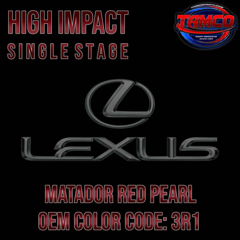 Lexus Matador Red Pearl | 3R1 | 2006-2022 | OEM High Impact Single Stage