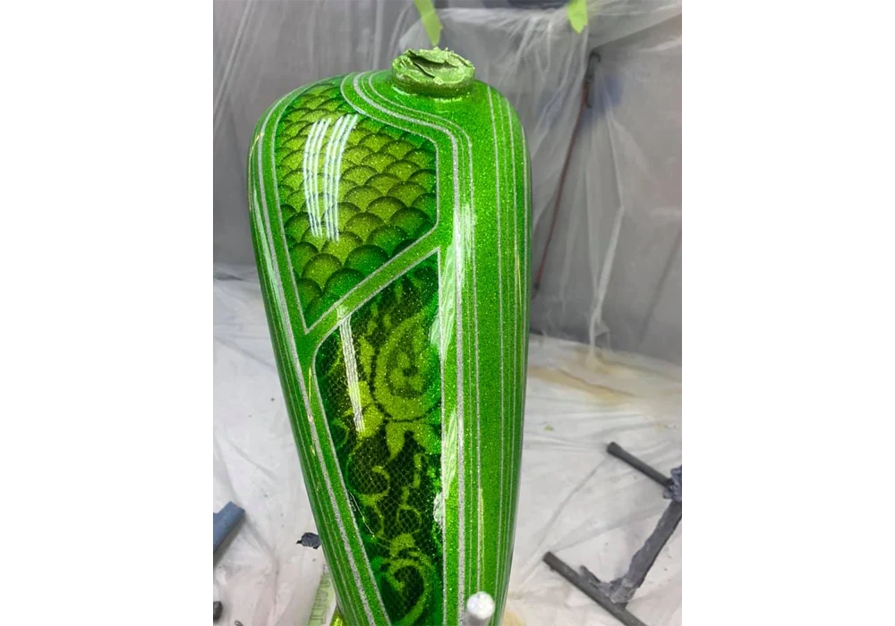 Limeade Motorcycle Tank