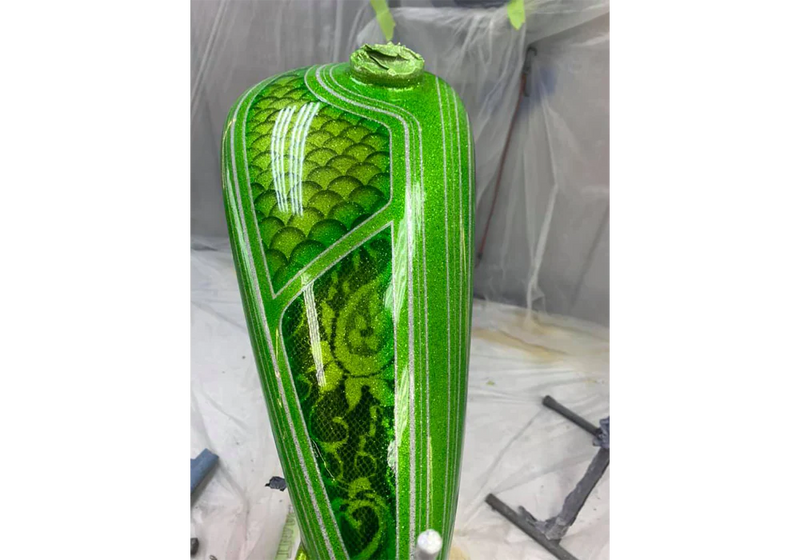 Limeade Motorcycle Tank