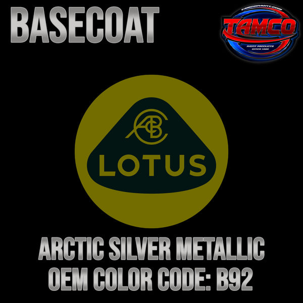 Lotus Arctic Silver Metallic | B92 | 2001-2013 | OEM Basecoat