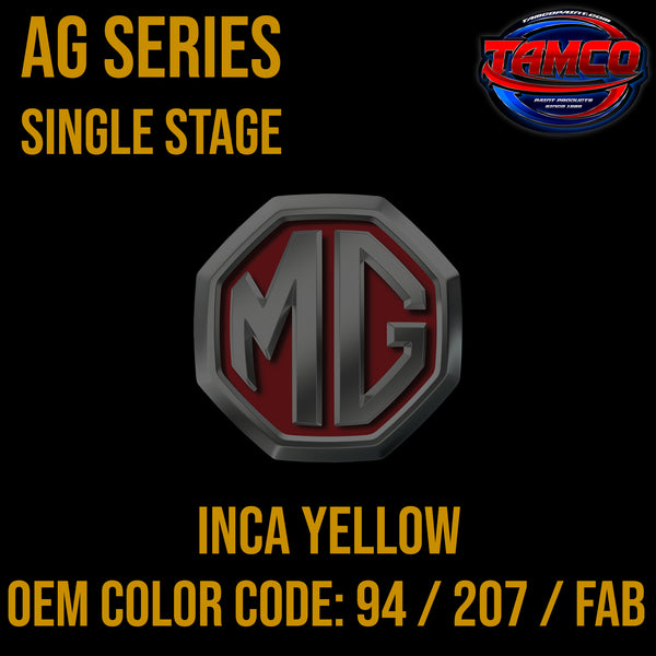 MG Inca Yellow | 94 / 207 / FAB | 1976-1986 | OEM AG Series Single Stage