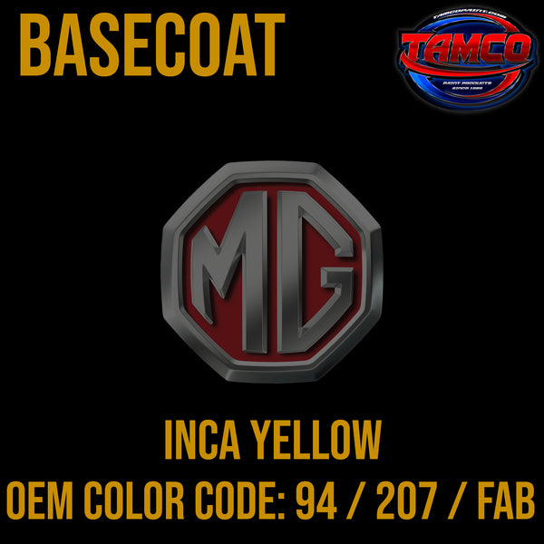 MG Inca Yellow | 94 / 207 / FAB | 1976-1986 | OEM Basecoat