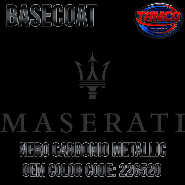 Maserati Nero Carbonio Metallic | 226520 | 1998-2021 | OEM Basecoat